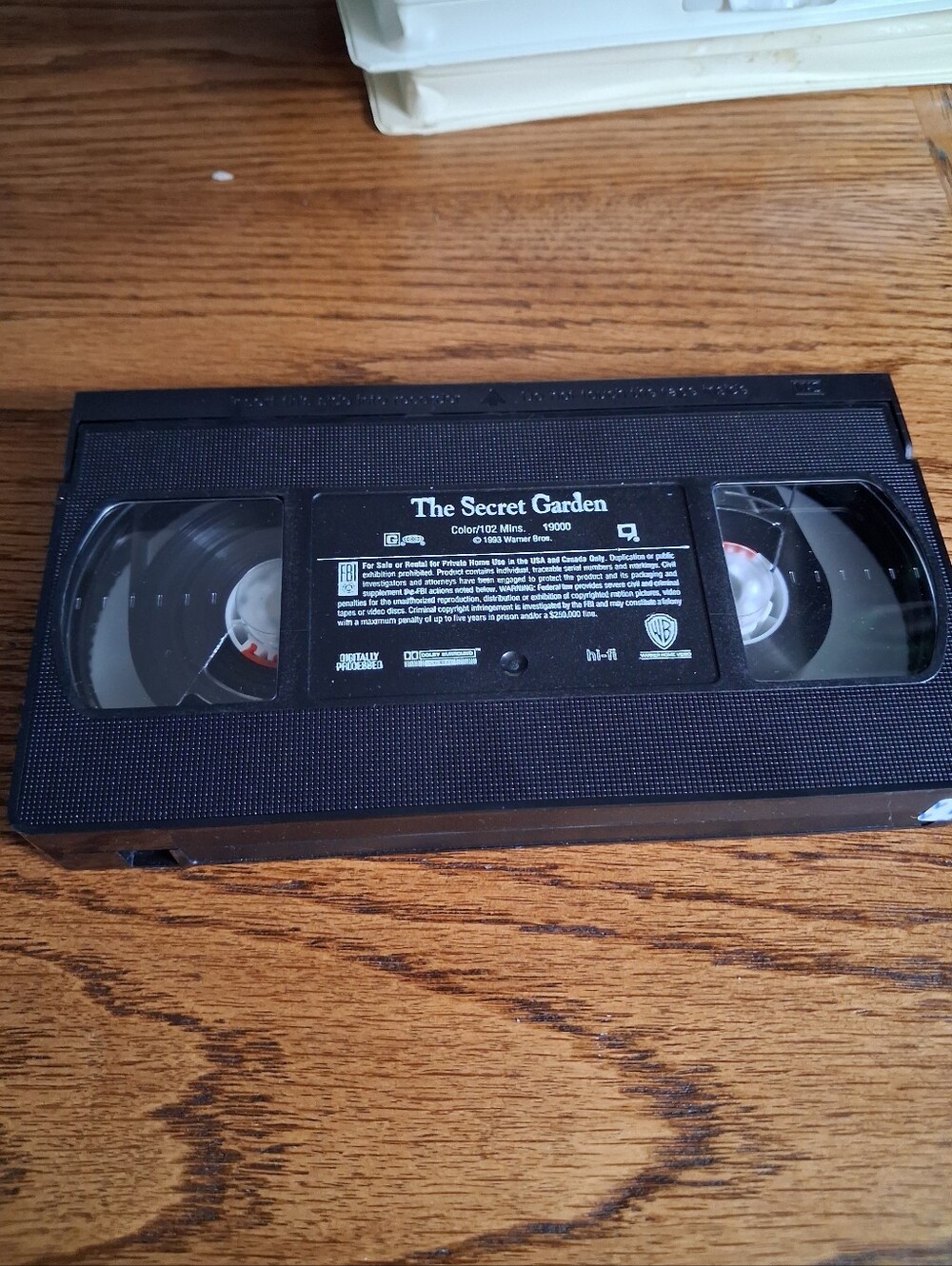 Vintage 90s Warner Brothers WB The Secret Garden VHS Tape - Picture 3 of 3